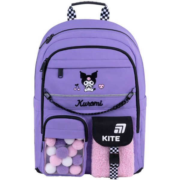 Рюкзак шкільний Kite Education Kuromi HK26-584M