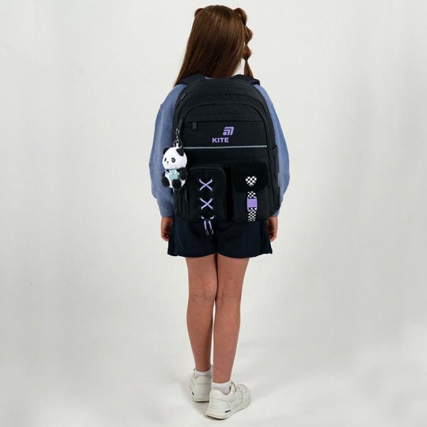 Рюкзак шкільний Kite Education Panda Love K26-584M-2