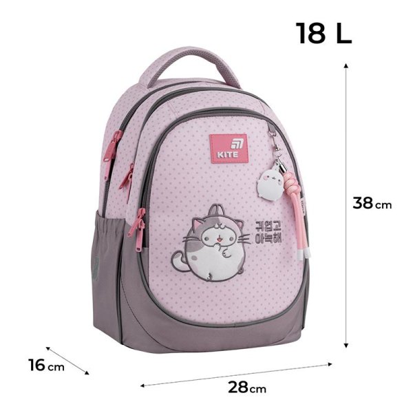 Рюкзак шкільний Kite Education Molang ML26-700M