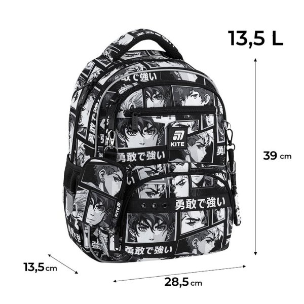 Рюкзак шкільний Kite Education Anime Boy K25-773M-4