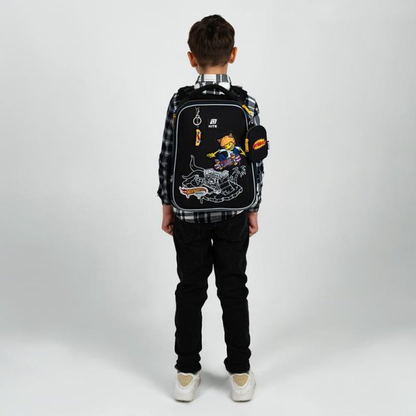 Рюкзак шкільний каркасний Kite Education Hot Wheels Skate HW25-531M