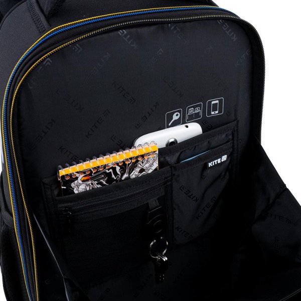 Рюкзак шкільний каркасний Kite Education Hot Wheels Skate HW25-531M