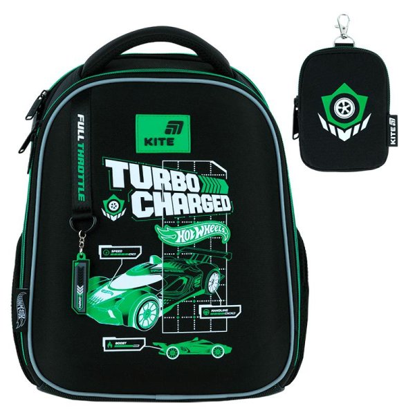 Рюкзак шкільний каркасний Kite Education Hot Wheels HW26-555S