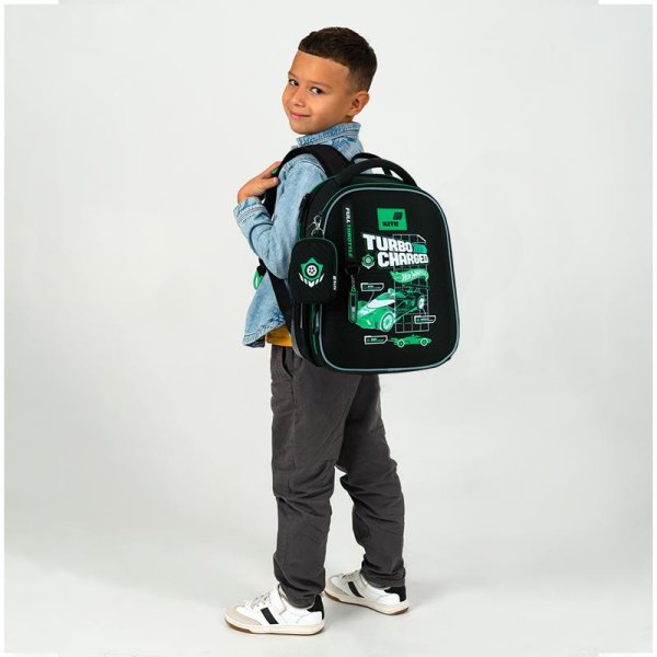 Рюкзак шкільний каркасний Kite Education Hot Wheels HW26-555S