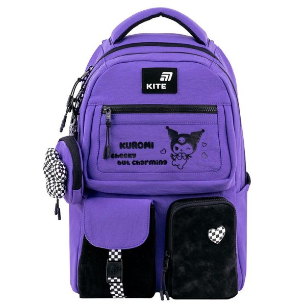 Рюкзак Kite Education teens Kuromi HK26-2587M-1