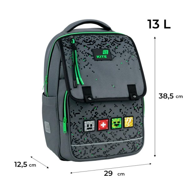 Рюкзак шкільний Kite Education Pixel K26-772M-2