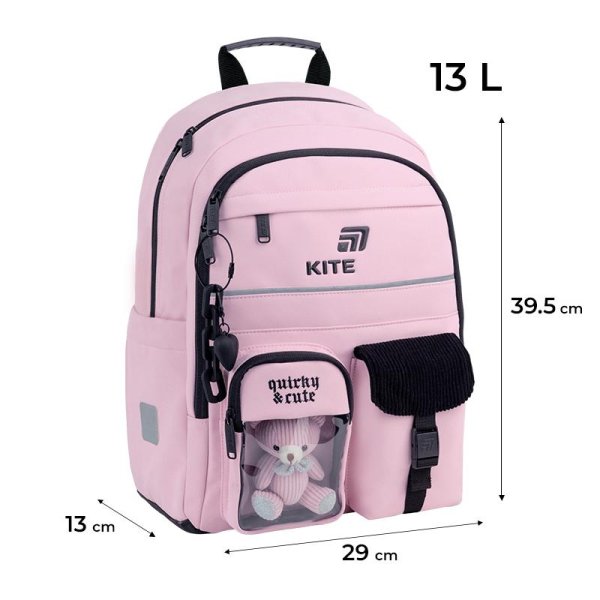 Рюкзак шкільний Kite Education Quirky&Cute K26-584M-1