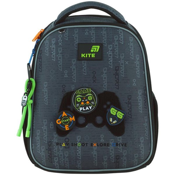 Рюкзак шкільний каркасний Kite Education Good Game K26-555S-5