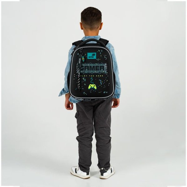 Рюкзак шкільний каркасний Kite Education Play the Game K26-555S-9