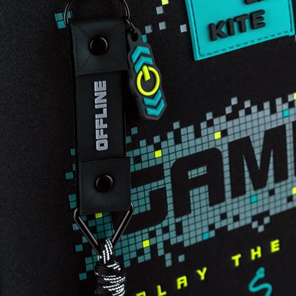 Рюкзак шкільний каркасний Kite Education Play the Game K26-555S-9