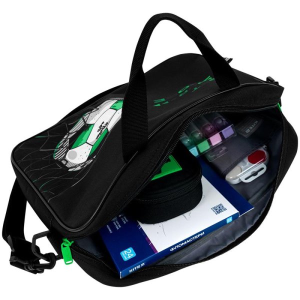 Шкільна текстильна сумка Kite Football K26-589-2