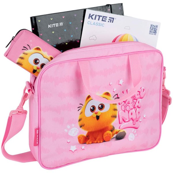 Шкільна текстильна сумка Kite Garfield GF26-589
