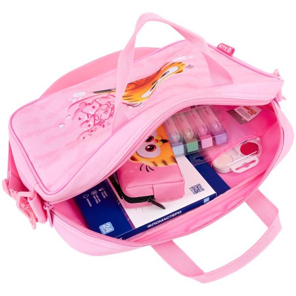 Шкільна текстильна сумка Kite Garfield GF26-589