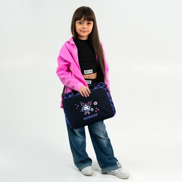 Шкільна текстильна сумка Kite Kuromi HK26-589-1