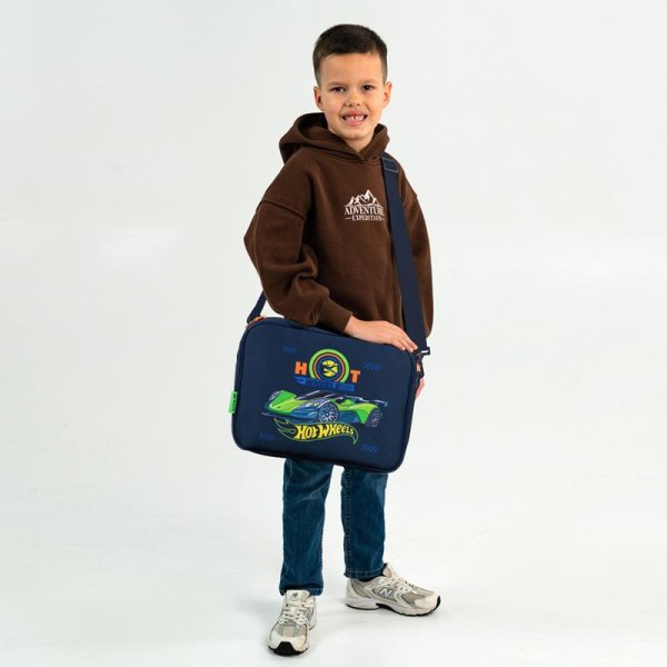 Шкільна текстильна сумка Kite Hot Wheels HW26-589