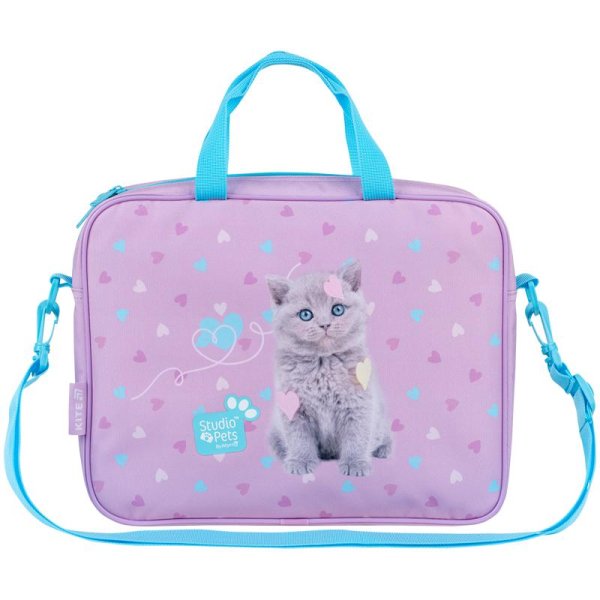 Шкільна текстильна сумка Kite Studio Pets SP26-589