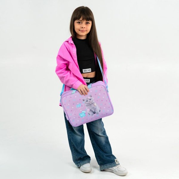 Шкільна текстильна сумка Kite Studio Pets SP26-589