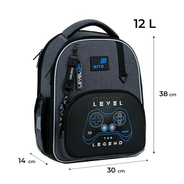 Рюкзак шкільний каркасний Kite Education Level UP K26-556M-3
