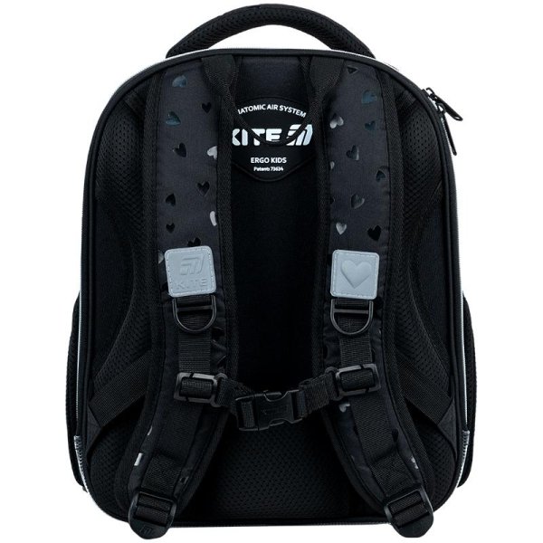 Рюкзак шкільний каркасний Kite Education Black&Silver K26-556M-2