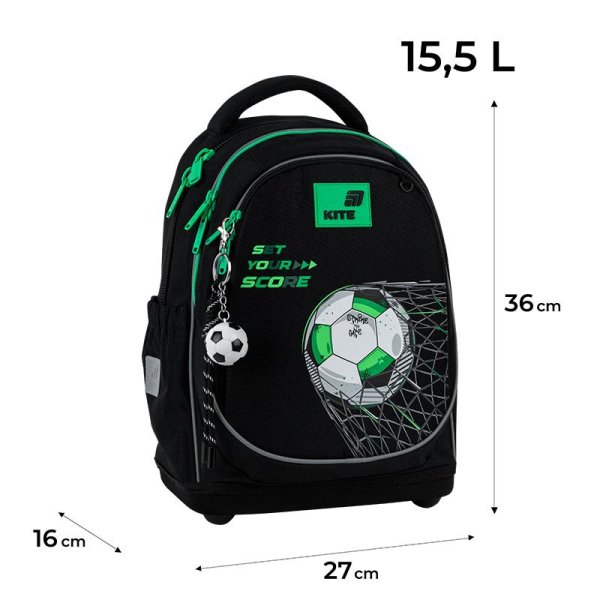 Рюкзак шкільний Kite Education Football K26-724S-3