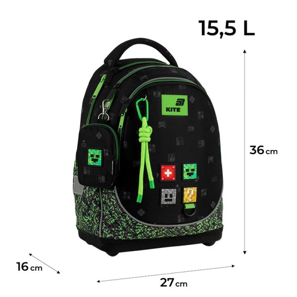 Рюкзак шкільний Kite Education Pixel K26-724S-4