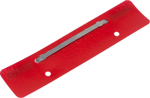 Минискоросшиватель-вставка 20шт/уп, красный