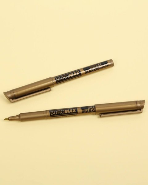 Маркер водостойкий GOLD 1-2мм, золотой