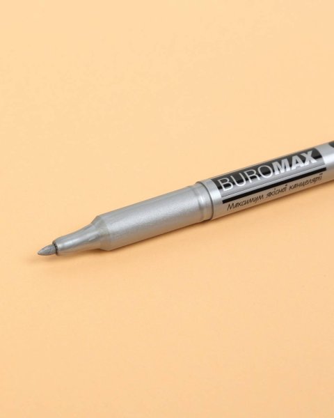 Маркер водостойкий SILVER 1-2мм, серебряный