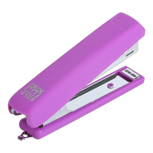 Степлер 4128, 12л, фиолетовый