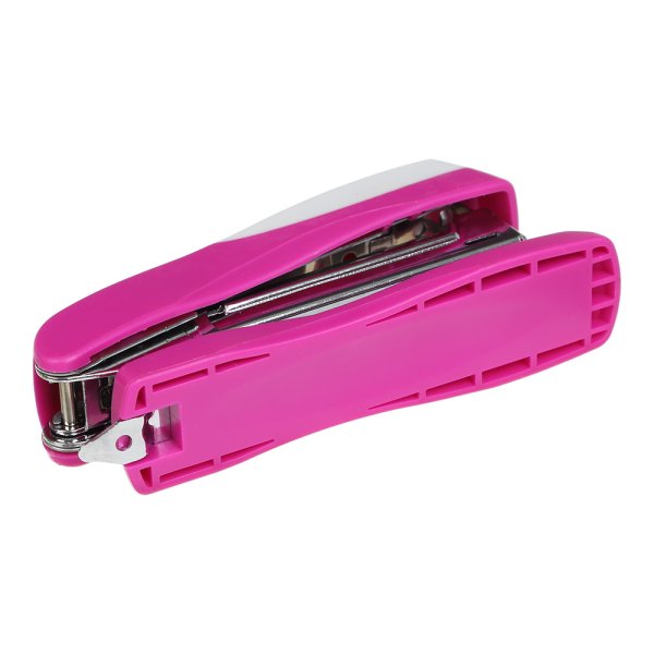 Степлер 4131, 12арк, рожевий