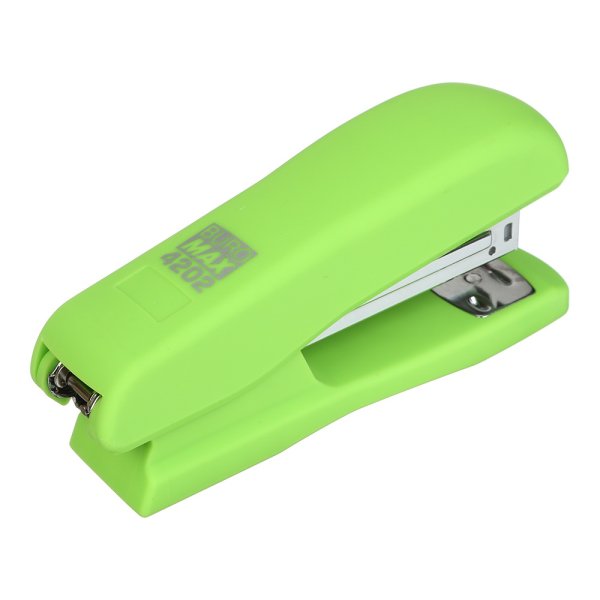 Степлер 4202, 20арк, салатовий