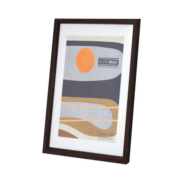 Рамка А4 210х297мм, темно-коричневий