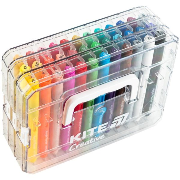 Маркери акрилові з рідкими чорнилами, 36шт Kite Creative