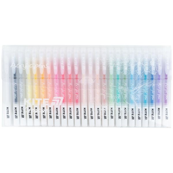 Ручки акриловые, набор 24шт Kite Creative