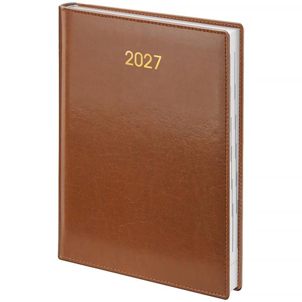 Щоденник Стандарт А5 2027 обкладинка Soft коричневий