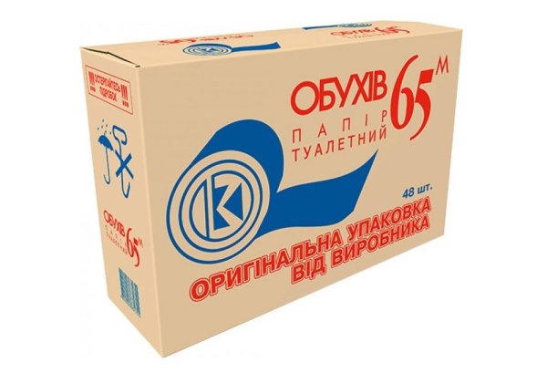 Папір туалетний ОБУХІВ 65 