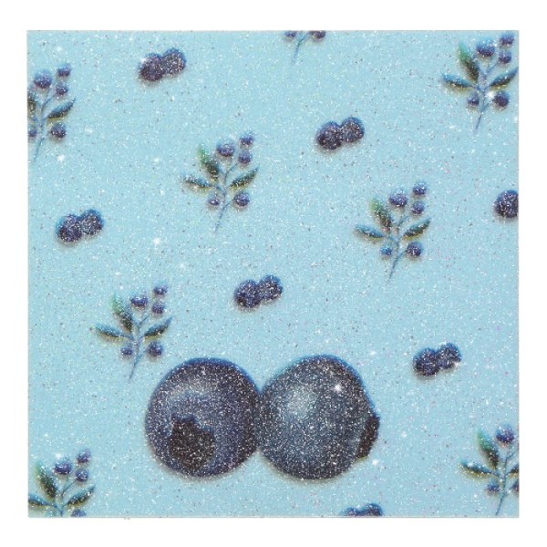 Блок для заметок пластиковый BLUEBERRY 75х75мм, 50л