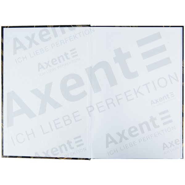 Книга канцелярская А4 96л, Axent Waves черный