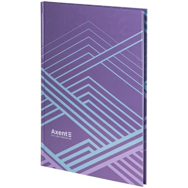Книга канцелярская А4 96л, Axent Lines сиреневый