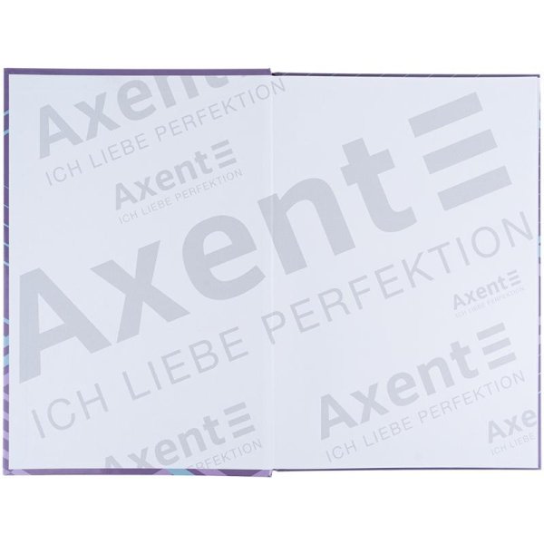 Книга канцелярская А4 96л, Axent Lines сиреневый
