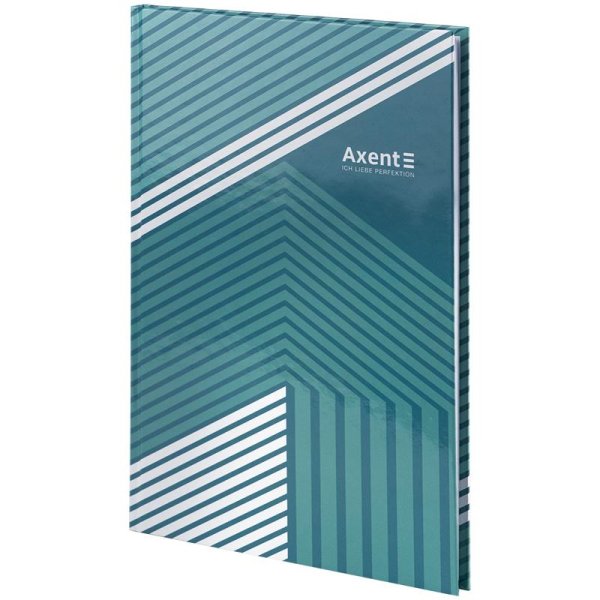 Книга канцелярская А4 96л, Axent Lines зеленый