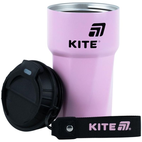 Термокружка Kite K26-1220-1, 450 мл, рожева