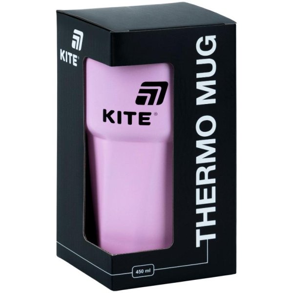 Термокружка Kite K26-1220-1, 450 мл, рожева