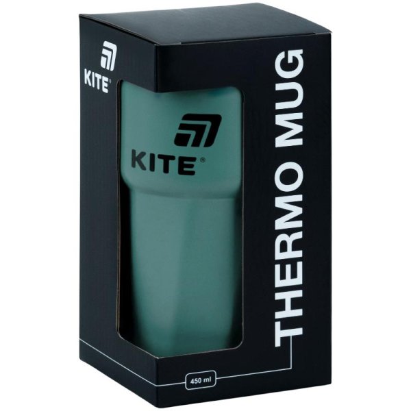 Термокружка Kite K26-1220-2, 450 мл, зелена
