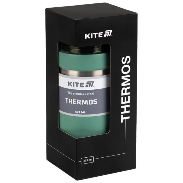 Термос Kite K25-320-2, 473 мл, зелений