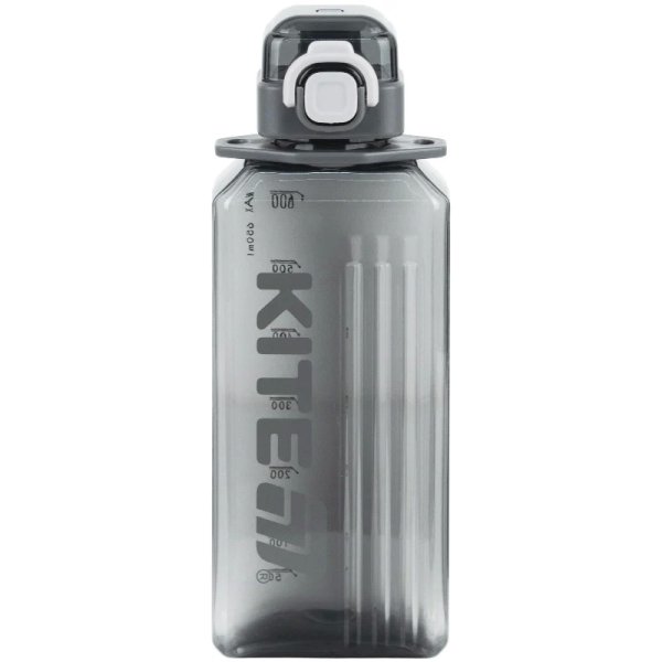 Пляшечка для води Kite K26-1275-2, 650 мл, сіра