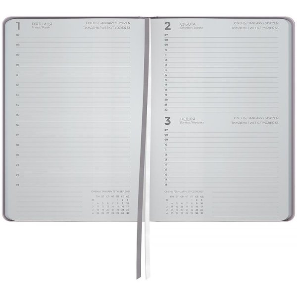 Щоденник 2027 Axent Partner Daily Shine 145x210мм, Serious stuff