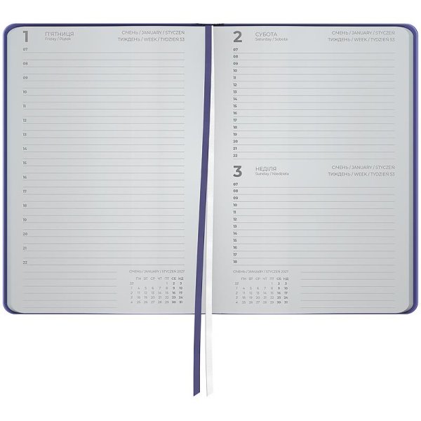 Щоденник 2027 Axent Partner Daily Vibes 145x210мм, Plan book