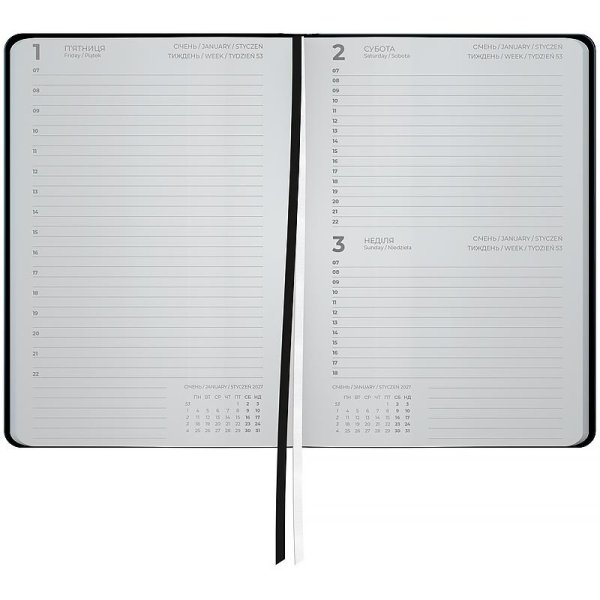 Щоденник 2027 Axent Partner Daily Vibes 145x210мм, Plan the magic