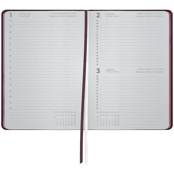 Щоденник 2027 Axent Partner Mellow 145x210мм, Work hard